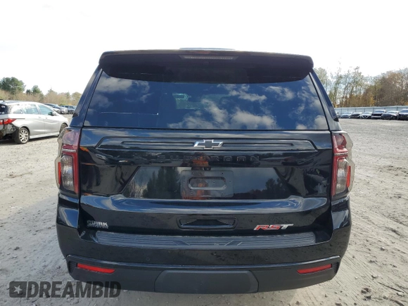 2023 Chevrolet Suburban RST with VIN 1GNSKEKDXPR293788, listed as a Copart auction lot 77902924 with 75,245 mi miles and Salvage title. Bid and sale history available at DreamBid. Image 6.