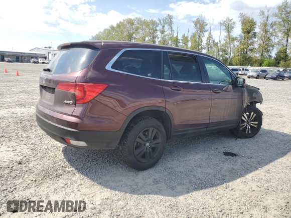 2016 Honda Pilot EX-L z VIN 5FNYF6H57GB090313, wystawiony jako Copart lot #55682815 z przebiegiem Nie podano mil oraz Szkoda całkowita • Salvage title. Historia ofert i sprzedaży dostępna na DreamBid. Obrazek 3.