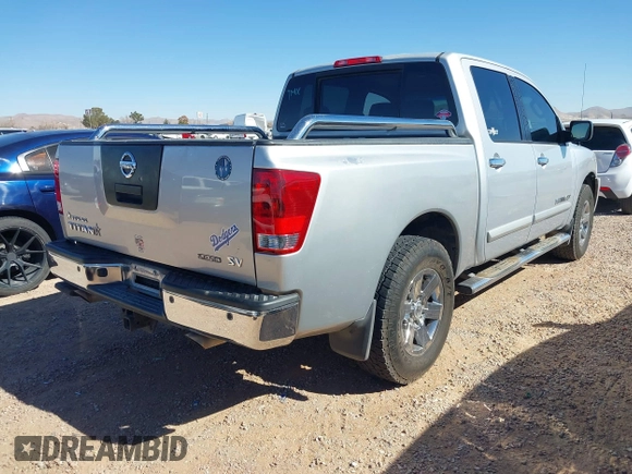 2011 Nissan Titan SV with VIN 1N6BA0ED7BN318878, listed as a IAAI auction lot 41518618 with 169,890 mi miles and . Bid and sale history available at DreamBid. Image 4.