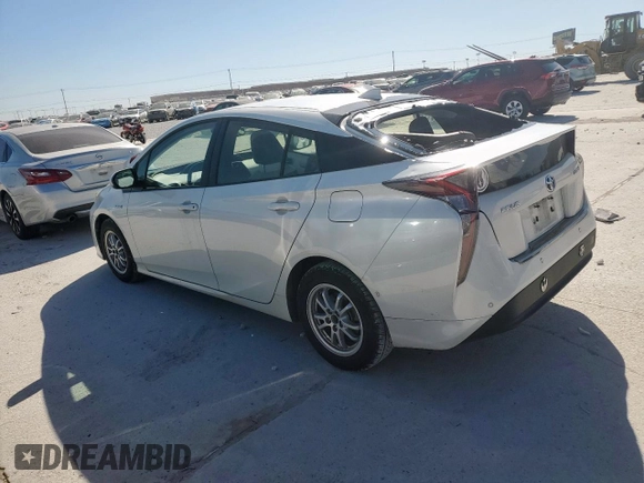2017 Toyota Prius Two with VIN JTDKARFU3H3047151, listed as a Copart auction lot 49861405 with 55,424 mi miles and Clean Title. Bid and sale history available at carsss.com. Image 2.