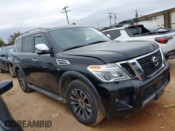 2020 Nissan Armada SL with VIN JN8AY2NCXL9616093, listed as a IAAI auction lot 41520384 with 72,369 mi miles. Bid and sale history available at carsss.com. Image 13.
