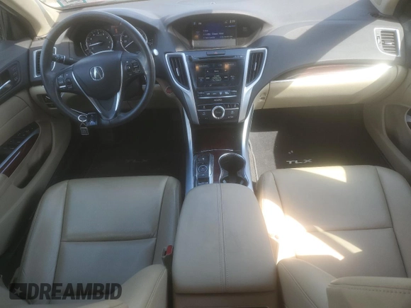 2015 Acura TLX V6 with VIN 19UUB2F37FA020307, listed as a Copart auction lot 48229895 with 69,128 mi miles and Salvage Title. Bid and sale history available at carsss.com. Image 8.