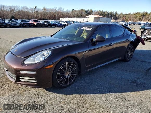 2016 Porsche Panamera 4 with VIN WP0AA2A79GL002671, listed as a Copart auction lot 87905645 with 96,048 mi miles and Salvage title. Bid and sale history available at DreamBid. Image 1.