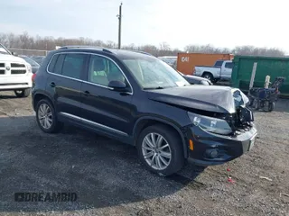 2012 Volkswagen Tiguan SE with VIN WVGAV7AX3CW531264, listed as a IAAI auction lot 41651242 with 190,669 mi miles and . Bid and sale history available at DreamBid. Image 1.