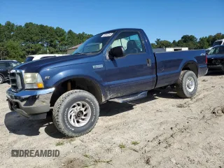 2002 Ford Super Duty F-250 XL with VIN 1FTNF21L92EB18384, listed as a Copart auction lot 69849294 with 0 mi miles and Salvage Title. Bid and sale history available at carsss.com. Image 1.