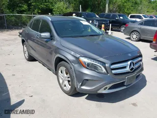 2015 Mercedes-Benz GLA-Class GLA 250 with VIN WDCTG4EB1FJ185540, listed as a IAAI auction lot 42001299 with NaN miles. Bid and sale history available at carsss.com. Image 1.
