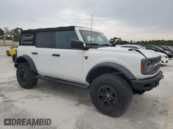 2021 Ford Bronco с VIN 1FMEE5DH4MLA88068, выставлен на аукционе Copart как лот 74888594 с пробегом Не указан миль и На запчасти • Non repairable. История ставок и продаж доступна на DreamBid. Изображение 4.