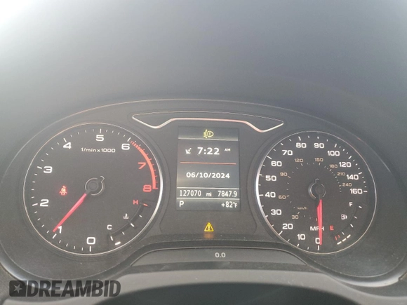 2015 Audi A3 Premium Plus z VIN WAUEFGFF3F1039299, wystawiony jako Copart lot #58120224 z przebiegiem 127 070 mil mil oraz Szkoda całkowita • Salvage title. Historia ofert i sprzedaży dostępna na DreamBid. Obrazek 9.