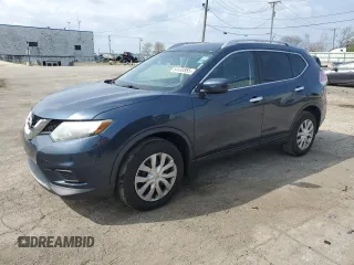 2016 Nissan Rogue SV with VIN KNMAT2MVXGP602788, listed as a Copart auction lot 54930855 with 134,364 mi miles and Clean Title. Bid and sale history available at carsss.com. Image 1.
