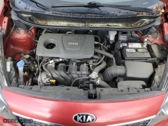 2016 Kia Rio EX with VIN KNADN4A35G6665273, listed as a Copart auction lot 50801545 with 0 mi miles and Salvage Title. Bid and sale history available at carsss.com. Image 11.