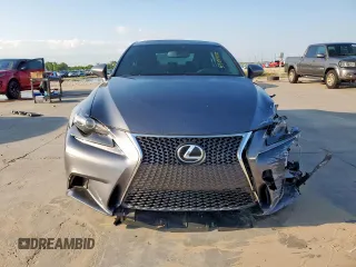 2015 Lexus IS 250 with VIN JTHBF1D25F5066322, listed as a Copart auction lot 55845715 with 78,881 mi miles and Salvage title. Bid and sale history available at DreamBid. Image 5.
