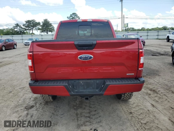 2020 Ford F-150 XL with VIN 1FTEW1EP0LFC30820, listed as a Copart auction lot 58323435 with 59,659 mi miles and Salvage title. Bid and sale history available at DreamBid. Image 6.