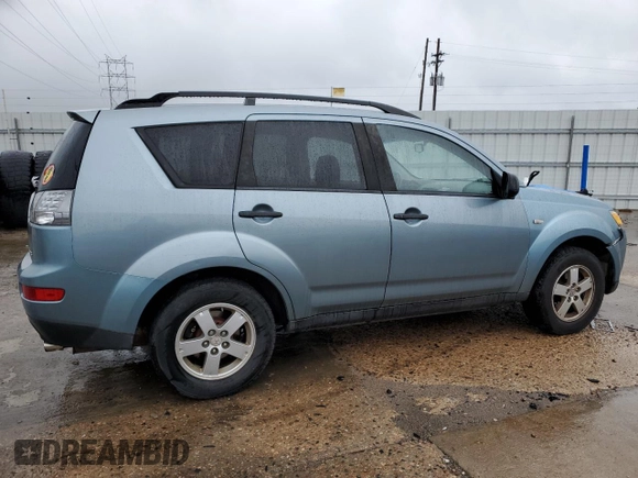 2007 Mitsubishi Outlander LS z VIN JA4MT31XX7Z016180, wystawiony jako Copart lot #59299615 z przebiegiem 125 060 mil mil oraz Szkoda całkowita • Salvage title. Historia ofert i sprzedaży dostępna na DreamBid. Obrazek 3.