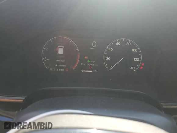 2024 Honda CR-V EX-L with VIN 2HKRS3H79RH321006, listed as a Copart auction lot 46926975 with 13,609 mi miles and Salvage Title. Bid and sale history available at DreamBid. Image 9.