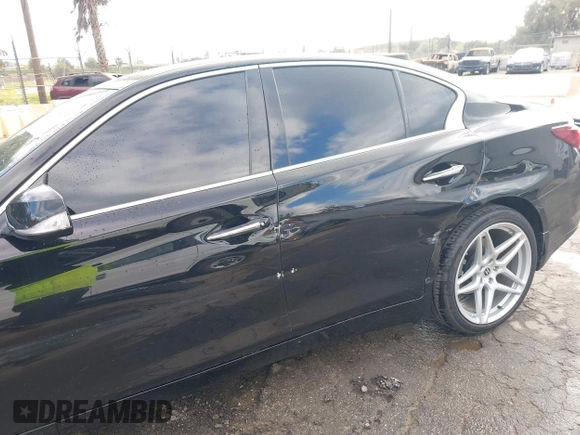 2023 Infiniti Q50 Luxe with VIN JN1EV7BP7PM511298, listed as a IAAI auction lot 41702893 with 29,908 mi miles and . Bid and sale history available at DreamBid. Image 12.