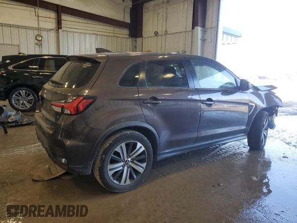 2020 Mitsubishi Outlander Sport SE 2.0 with VIN JA4AP4AU2LU014899, listed as a Copart auction lot 44637805 with 0 mi miles and Clean Title. Bid and sale history available at carsss.com. Image 3.