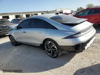 2024 Hyundai IONIQ 6 Limited with VIN KMHM54AC6RA058295, listed as a Copart auction lot 75191214 with 0 mi miles and Salvage Title. Bid and sale history available at carsss.com. Image 2.