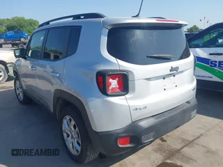 2017 Jeep Renegade Altitude with VIN ZACCJBBB6HPF33125, listed as a IAAI auction lot 41866729 with 53,867 mi miles. Bid and sale history available at carsss.com. Image 3.