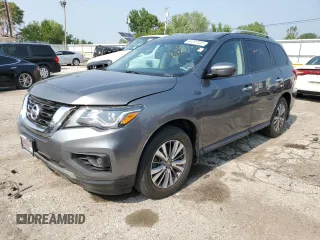 2019 Nissan Pathfinder S with VIN 5N1DR2MMXKC633330, listed as a Copart auction lot 64397035 with 190,196 mi miles and Clean title. Bid and sale history available at DreamBid. Image 1.