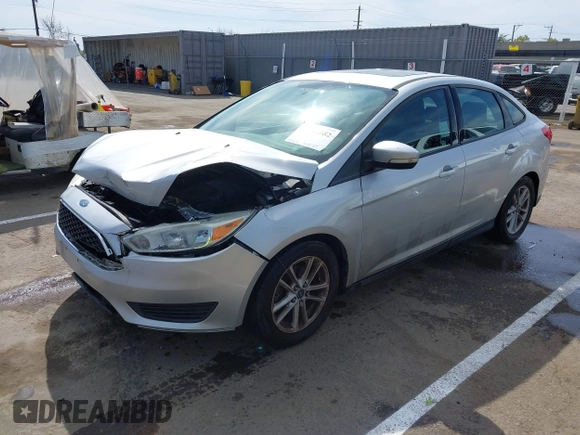 2015 Ford Focus SE with VIN 1FADP3F24FL203509, listed as a IAAI auction lot 41765582 with 139,856 mi miles. Bid and sale history available at carsss.com. Image 17.