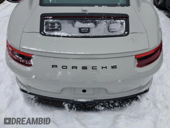 2018 Porsche 911 GT3 with VIN WP0AC2A92JS176459, listed as a Copart auction lot 82401584 with Not Provided miles and Salvage Title. Bid and sale history available at DreamBid. Image 11.