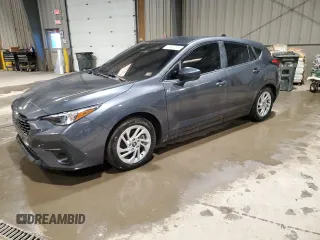 2024 Subaru Impreza z VIN JF1GUABC5R8396138, wystawiony jako Copart lot #45348035 z przebiegiem 5 389 mil mil oraz Szkoda całkowita • Salvage title. Historia ofert i sprzedaży dostępna na DreamBid. Obrazek 1.