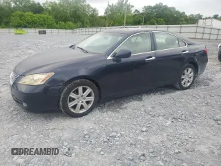 2007 Lexus ES 350 with VIN JTHBJ46G972133791, listed as a Copart auction lot 54972925 with 124,334 mi miles and Clean Title. Bid and sale history available at carsss.com. Image 1.