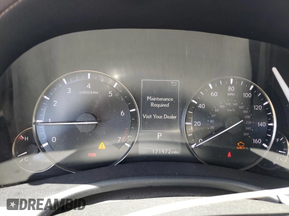 2016 Lexus GS 350 z VIN JTHBZ1BLXGA002577, wystawiony jako Copart lot #53865705 z przebiegiem 171 972 mil mil oraz Szkoda całkowita • Salvage title. Historia ofert i sprzedaży dostępna na DreamBid. Obrazek 9.