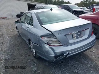 2014 Mercedes-Benz C-Class C 250 Sport with VIN WDDGF4HB6EA951255, listed as a IAAI auction lot 41868966 with 25,694 mi miles. Bid and sale history available at carsss.com. Image 3.