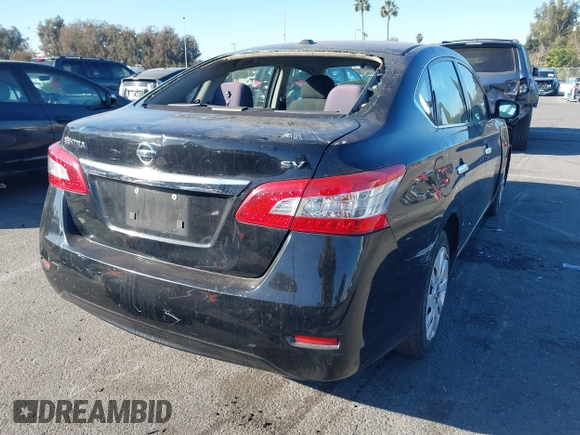 2015 Nissan Sentra SR with VIN 3N1AB7AP9FL655288, listed as a IAAI auction lot 41353119 with Not Provided miles and . Bid and sale history available at DreamBid. Image 4.
