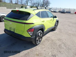 2024 Hyundai Kona SEL with VIN KM8HBCABXRU156403, listed as a IAAI auction lot 41978919 with 4,203 mi miles. Bid and sale history available at carsss.com. Image 4.
