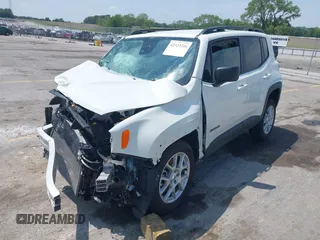 2022 Jeep Renegade Latitude with VIN ZACNJDB11NPN44179, listed as a IAAI auction lot 42523206 with 29,966 mi miles and . Bid and sale history available at DreamBid. Image 2.
