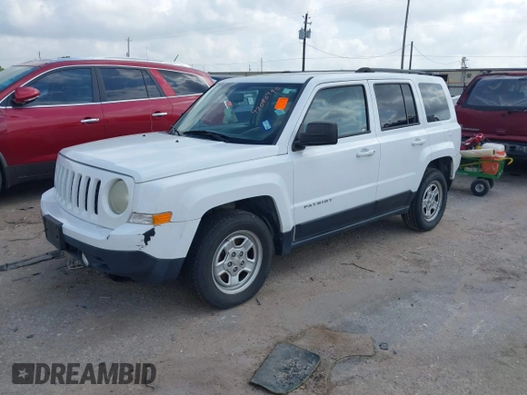 2017 Jeep Patriot Sport with VIN 1C4NJPBA5HD145525, listed as a IAAI auction lot 42096995 with 115,557 mi miles. Bid and sale history available at carsss.com. Image 17.