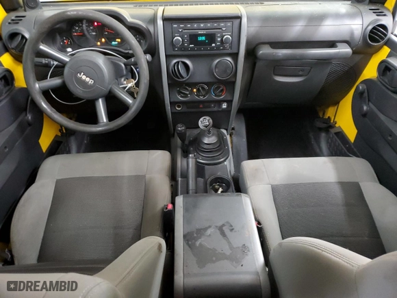 2008 Jeep Wrangler Unlimited X with VIN 1J4GA39128L520021, listed as a Copart auction lot 65845984 with 193,120 mi miles and Salvage Title. Bid and sale history available at carsss.com. Image 8.