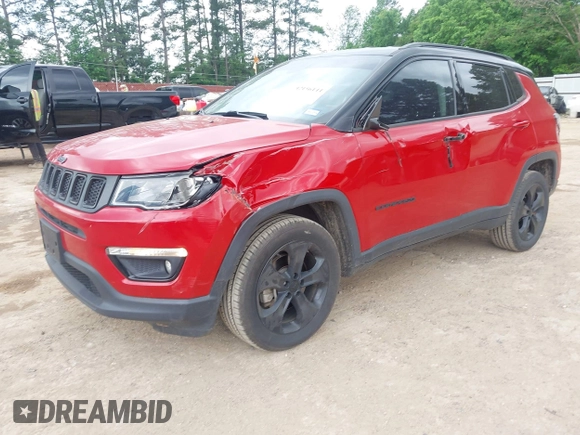 2020 Jeep Compass North z VIN 3C4NJDBB8LT133542, wystawiony jako IAAI lot #42156144 z przebiegiem 53 034 mil mil oraz . Historia ofert i sprzedaży dostępna na DreamBid. Obrazek 2.