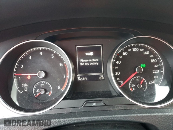 2019 Volkswagen Golf SportWagen S with VIN 3VW117AU6KM501841, listed as a Copart auction lot 86352594 with 165,775 mi miles and Clean Title. Bid and sale history available at carsss.com. Image 9.