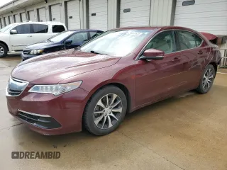 2015 Acura TLX Technology with VIN 19UUB1F56FA023193, listed as a Copart auction lot 56638635 with 120,226 mi miles and Salvage title. Bid and sale history available at DreamBid. Image 1.