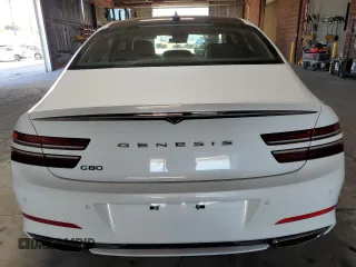 2022 Genesis G80 2.5T with VIN KMTGB4SC7NU092264, listed as a Copart auction lot 64142425 with 72,389 mi miles and Salvage title. Bid and sale history available at DreamBid. Image 6.