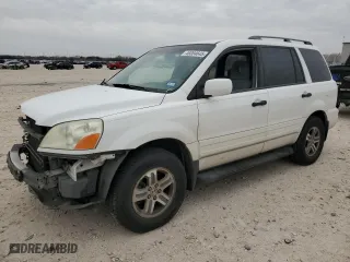 2004 Honda Pilot EX with VIN 5FNYF18414B000899, listed as a Copart auction lot 46064645 with 156,594 mi miles and Salvage Title. Bid and sale history available at carsss.com. Image 1.
