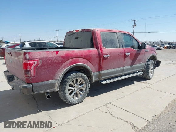 2016 Ford F-150 XL with VIN 1FTEW1CP9GKF45440, listed as a IAAI auction lot 41690985 with Not Provided miles and . Bid and sale history available at carsss.com. Image 4.