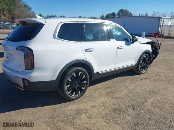 2023 Kia Telluride SX Prestige X-Line with VIN 5XYP5DGC7PG407504, listed as a IAAI auction lot 41716204 with 23,987 mi miles. Bid and sale history available at carsss.com. Image 4.