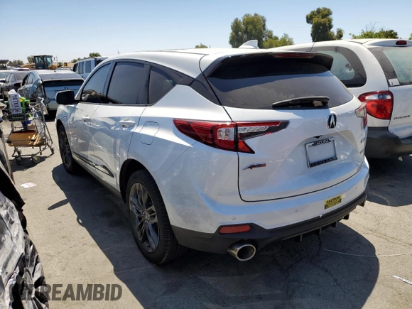 2022 Acura RDX w/A-Spec Package with VIN 5J8TC2H68NL009027, listed as a Copart auction lot 62934374 with 18,843 mi miles and Salvage Title. Bid and sale history available at carsss.com. Image 2.