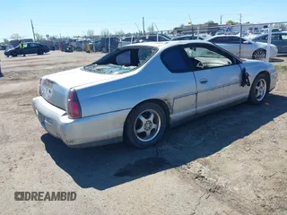 2003 Chevrolet Monte Carlo LS with VIN 2G1WW12E039357575, listed as a IAAI auction lot 41865778 with 1 mi miles. Bid and sale history available at carsss.com. Image 4.
