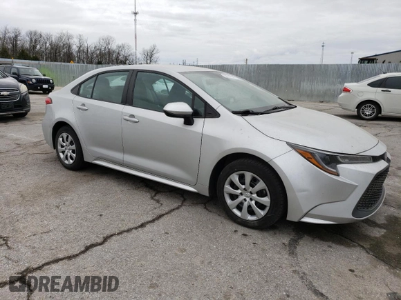 2022 Toyota Corolla LE with VIN 5YFEPMAE9NP329537, listed as a Copart auction lot 50352565 with 52,847 mi miles and Salvage Title. Bid and sale history available at carsss.com. Image 4.
