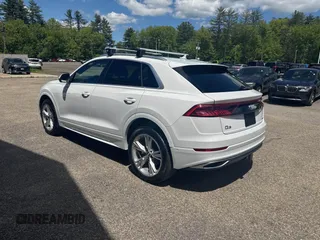 2019 Audi Q8 Premium Plus z VIN WA1BVAF15KD028897, wystawiony jako IAAI lot #42362513 z przebiegiem 108 105 mil mil oraz . Historia ofert i sprzedaży dostępna na DreamBid. Obrazek 3.