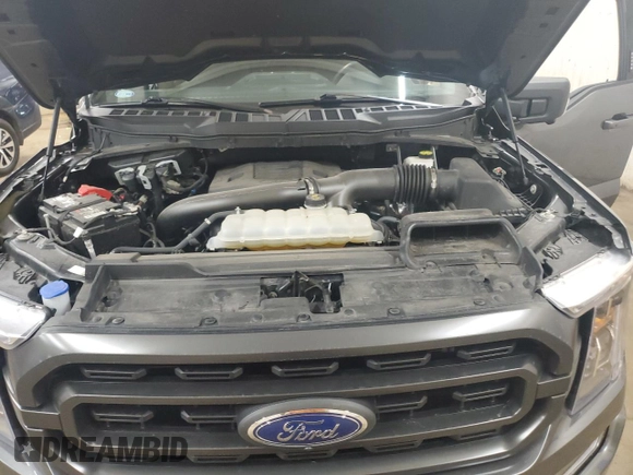 2022 Ford F-150 XL with VIN 1FTFW1E82NKF01075, listed as a Copart auction lot 51928525 with 45,342 mi miles and Salvage Title. Bid and sale history available at DreamBid. Image 13.
