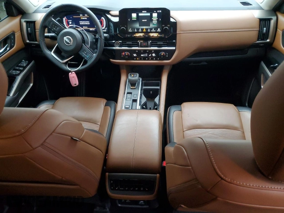 2024 Nissan Pathfinder Platinum with VIN 5N1DR3DG1RC212722, listed as a Copart auction lot 42105485 with 15,862 mi miles and Salvage Title. Bid and sale history available at carsss.com. Image 8.
