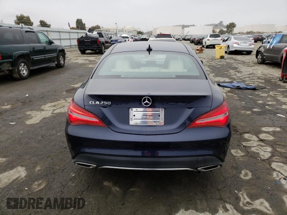 2018 Mercedes-Benz CLA with VIN WDDSJ4EB6JN591940, listed as a Copart auction lot 70586062 with 15,046 mi miles. Bid and sale history available at carsss.com. Image 6.