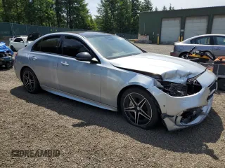 2022 Mercedes-Benz C 300 z VIN W1KAF4HB3NR047063, wystawiony jako Copart lot #57001265 z przebiegiem Nie podano mil oraz Szkoda całkowita • Salvage title. Historia ofert i sprzedaży dostępna na DreamBid. Obrazek 4.