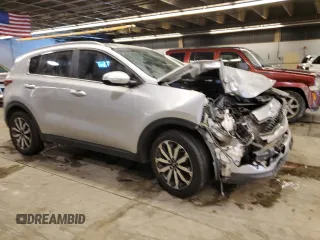 2018 Kia Sportage EX with VIN KNDPN3AC6J7324394, listed as a Copart auction lot 45416665 with 82,494 mi miles and Salvage Title. Bid and sale history available at DreamBid. Image 4.